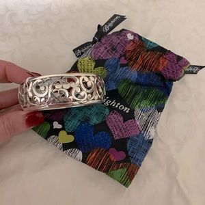 Brighton silver hinged bracelet